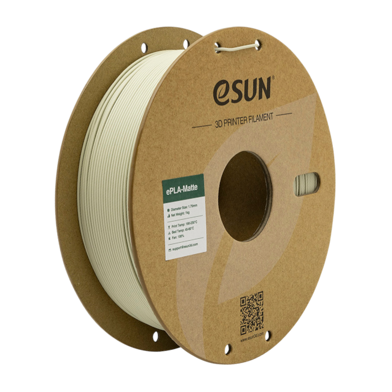 Філамент (пластик) для 3D принтера eSUN ePLA Matte 1кг, 1.75мм, світлий хакі (ePLA-Matte-P175LK1)